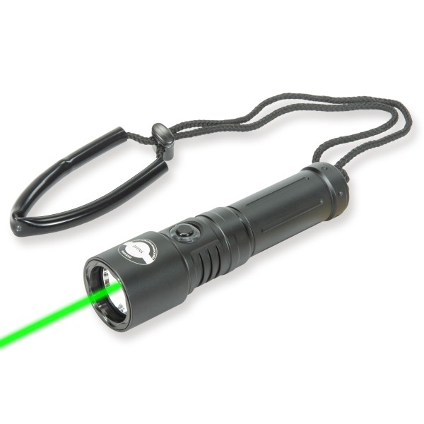 Oceama® Tauchlampe Snake - 2000 Lumen mit integriertem Laserpointer