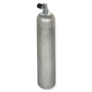 OMS Aluminiumflasche Mono 40cf silber, Dirty Beast, ca. 5,7 Liter