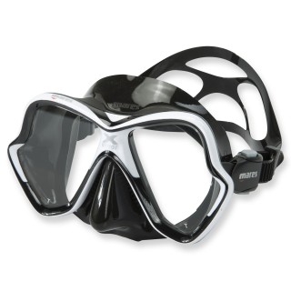 Mares X-Vision Tauchmaske aus Silikon - schwarz weiß