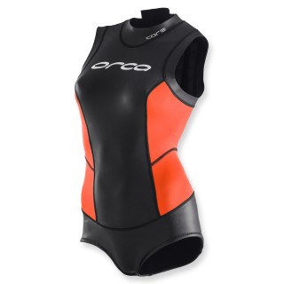 Orca Freiwasser-Schwimmanzug Core Open Water schwarz orange - Damen
